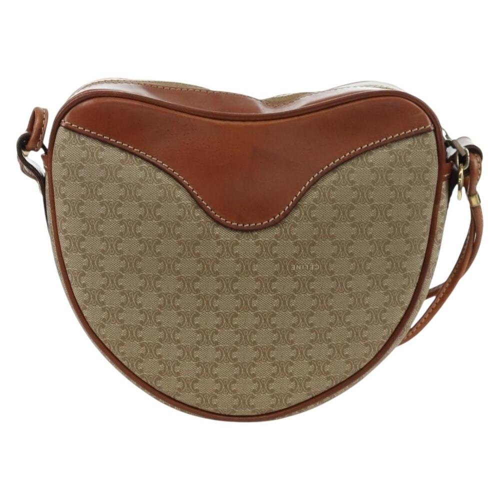 Celine Macadam Shoulder Bag Beige